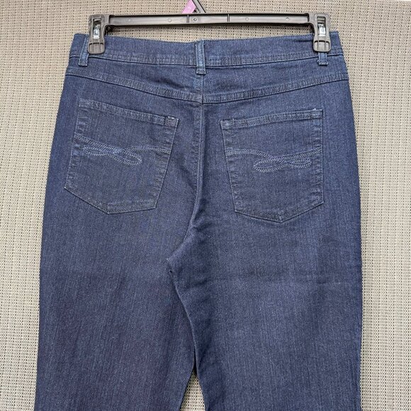 Style & Co Womens Size 10 Blue Straight-Leg Tummy Control Denim Jean Stretch - Picture 11 of 11